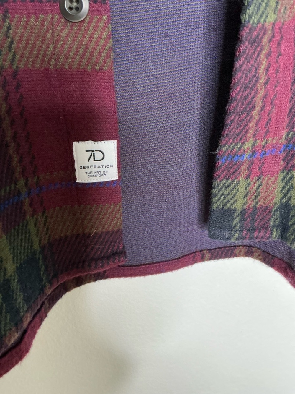 7 Diamonds Soft Flannel Multi-Plaid Button-Up Long Sleeve Shirt Size XL - Picture 7 of 15